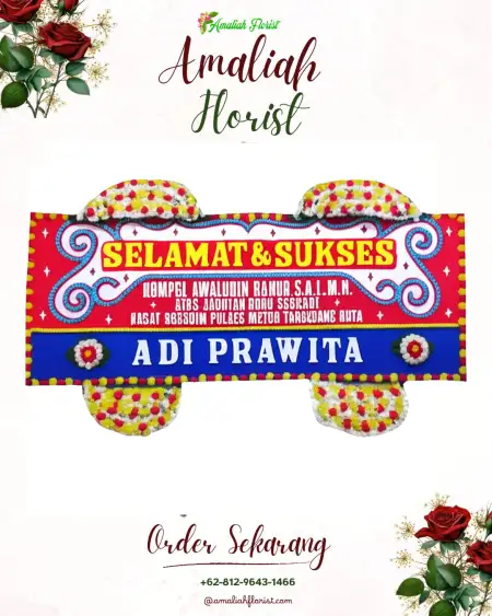 Papan Bunga Ucapan Selamat Bandar Lampung